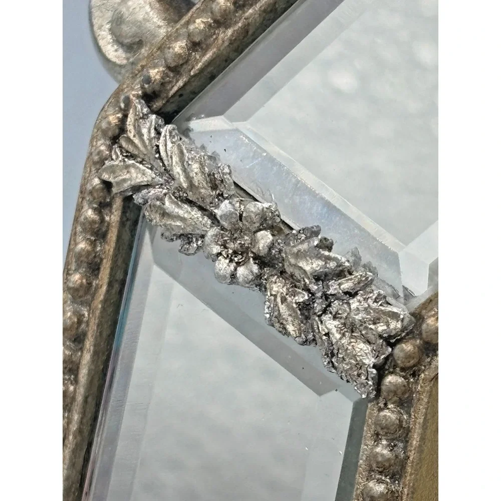 The‎ Great Indoors Beveled Mirrored 4x6 Picture Frame Octaganal Vintage Inspired